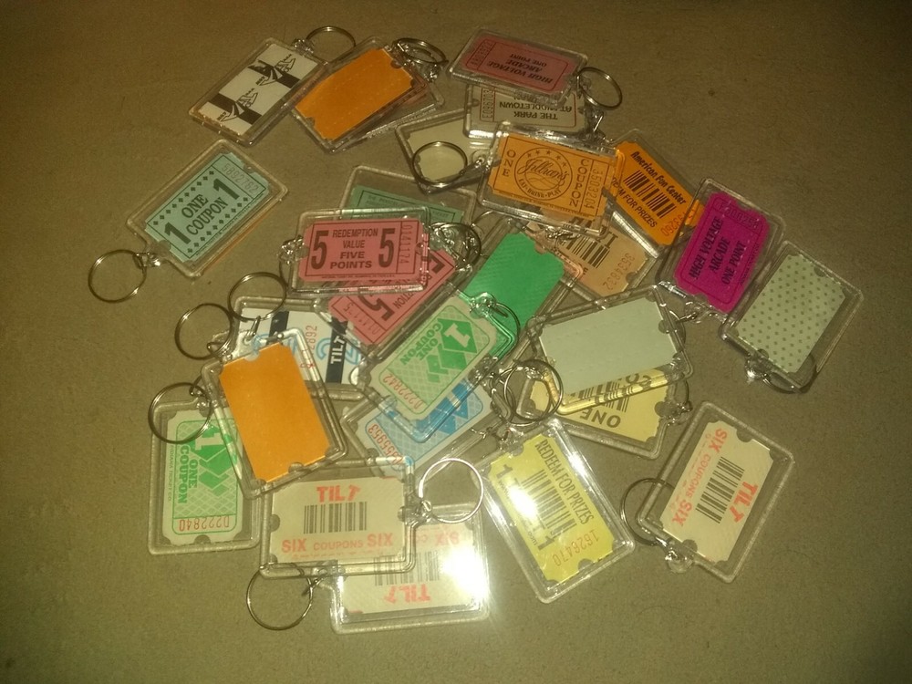 Custom Ticket Keychain