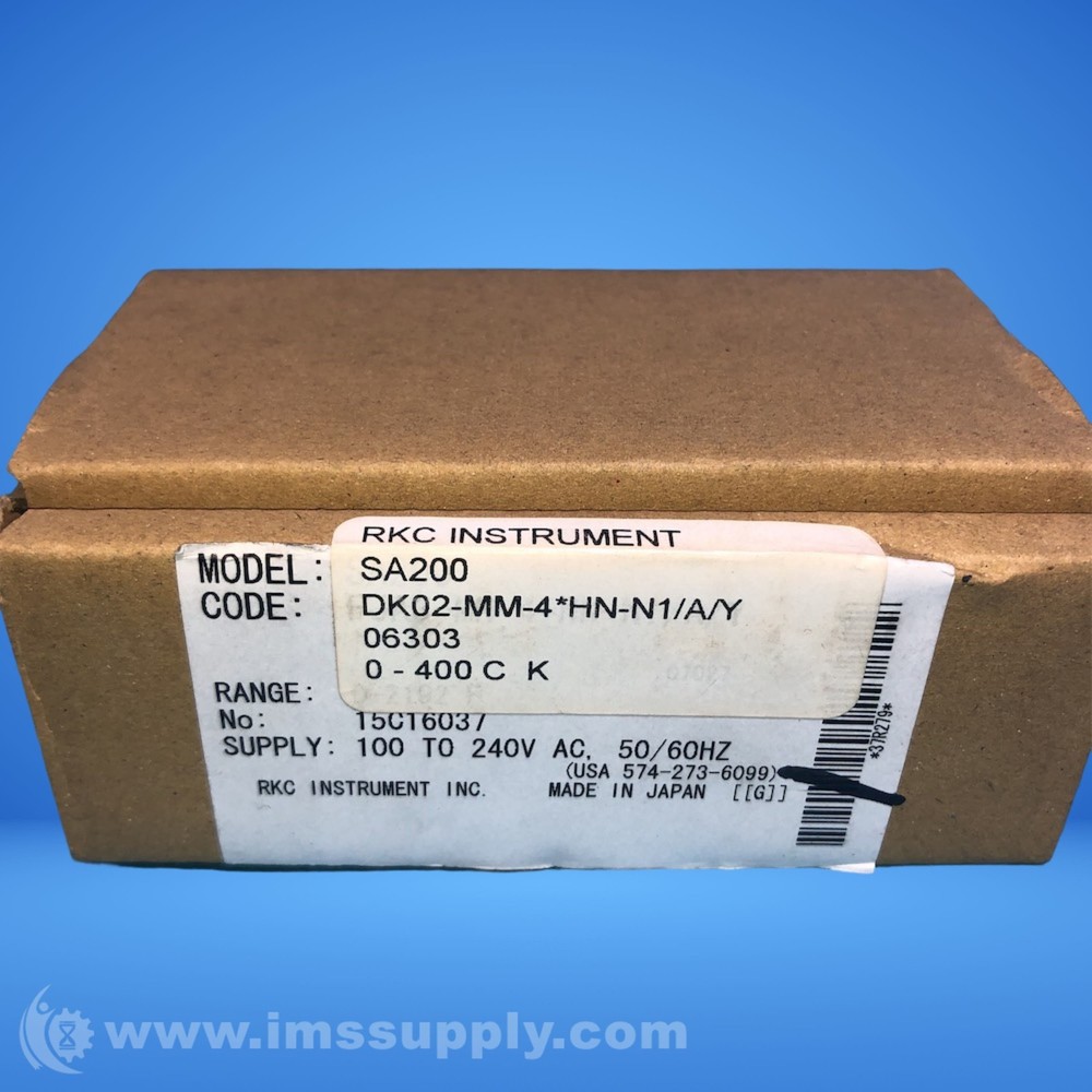 RKC DIGITAL TEMPERATURE CONTROLLER SA200 FNFP