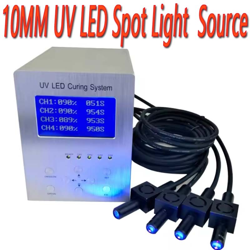 NEW LCD Screen Display 365nm UV LED Spot Light Source Glue Curing Machine