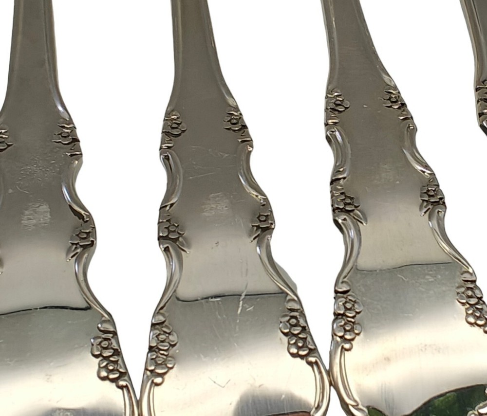 Reed & Barton Silverplate Set of 8 Long Forks