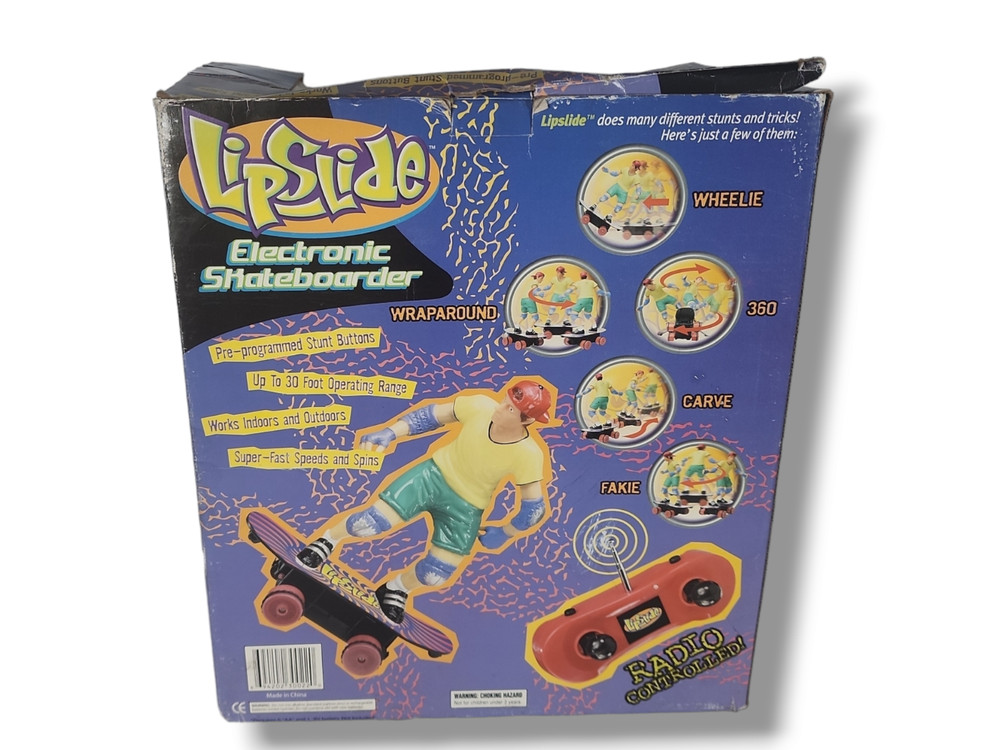 New Vintage Lipslide Remote Control RC Skateboarder