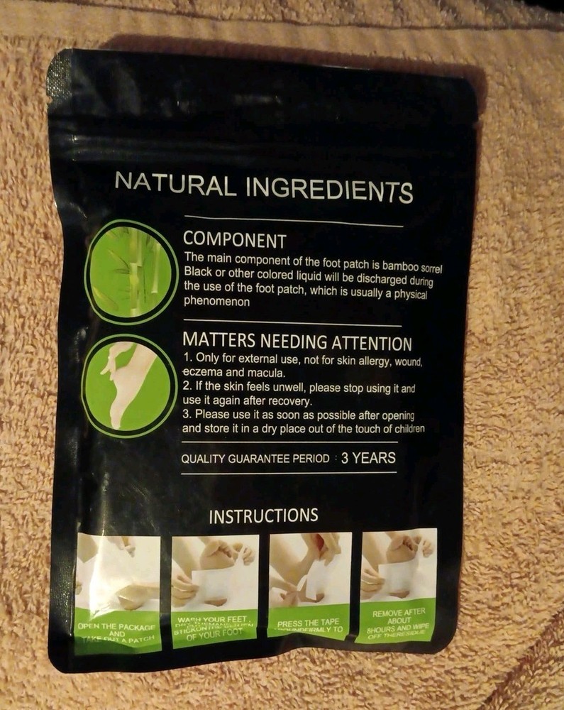1 Pkg Deep cleaning foot patch 10 Ct (M25)