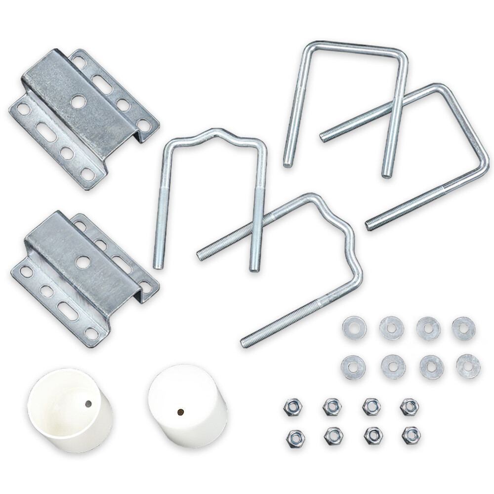 Universal Boat Trailer Guide Pole Bracket & Post Mounting U Bolt Kit