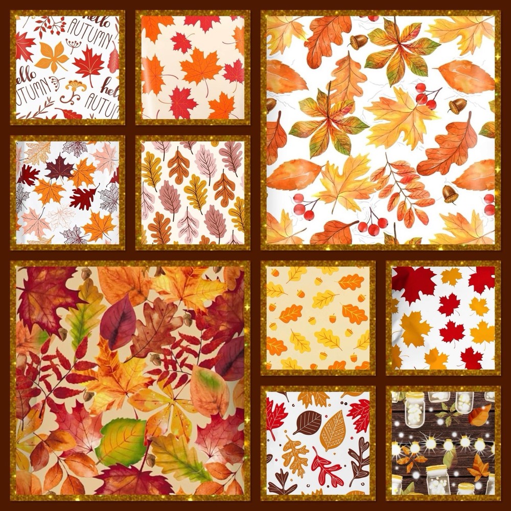 Poly Mailers Fall Leaves Assortment