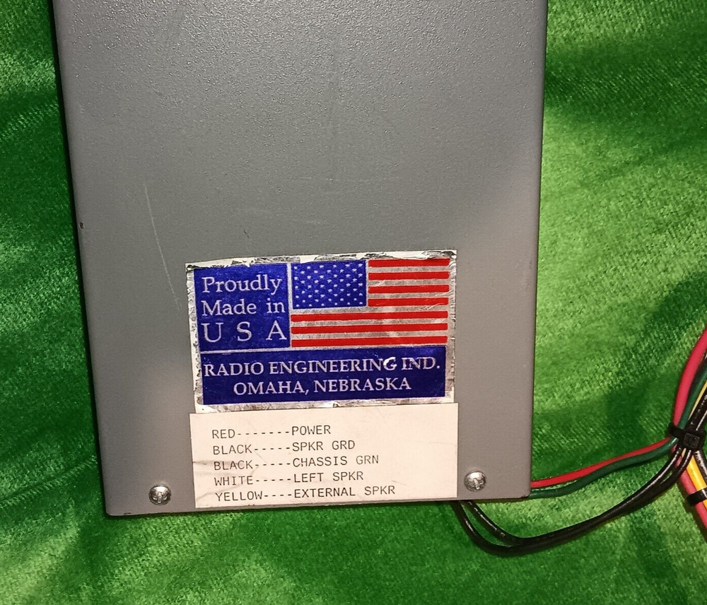Radio Engineering Ind Inc Single Channel Unit Model : 760211 PA System .