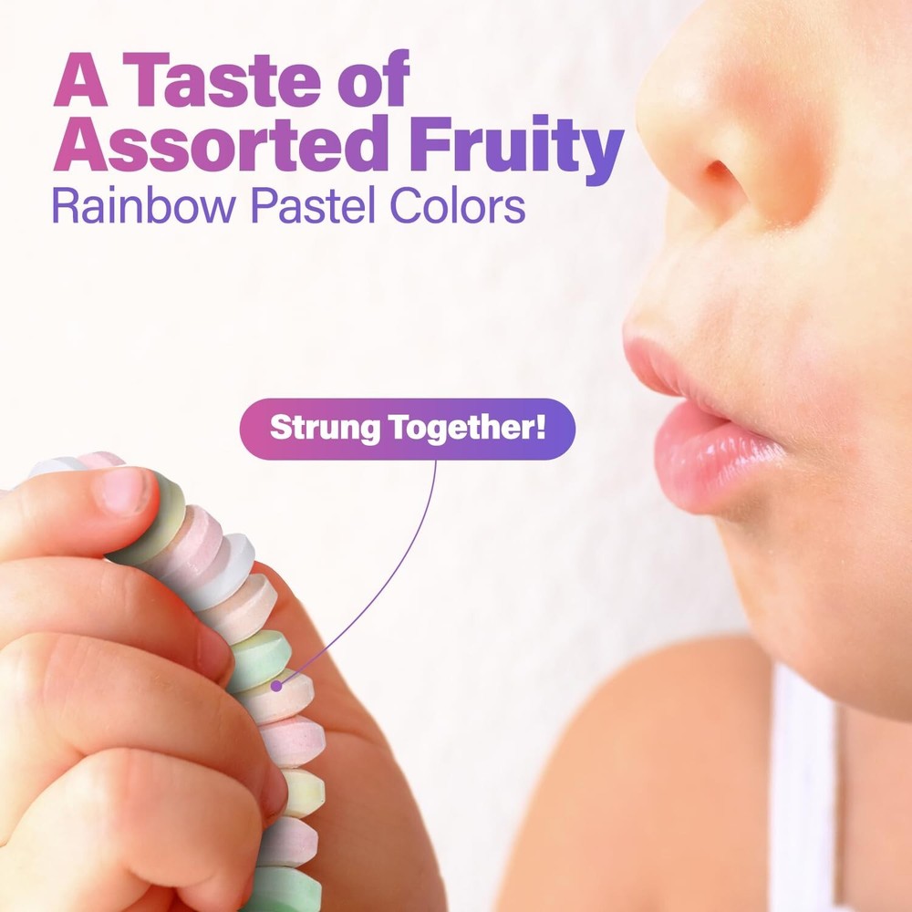 48-Count Bulk Candy Bracelets - Individually Wrapped Novelty Candy ⭐️⭐️⭐️⭐️⭐️