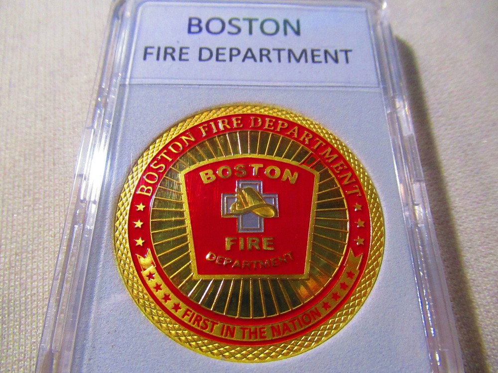 BOSTON Fire Dept. Challenge Coin