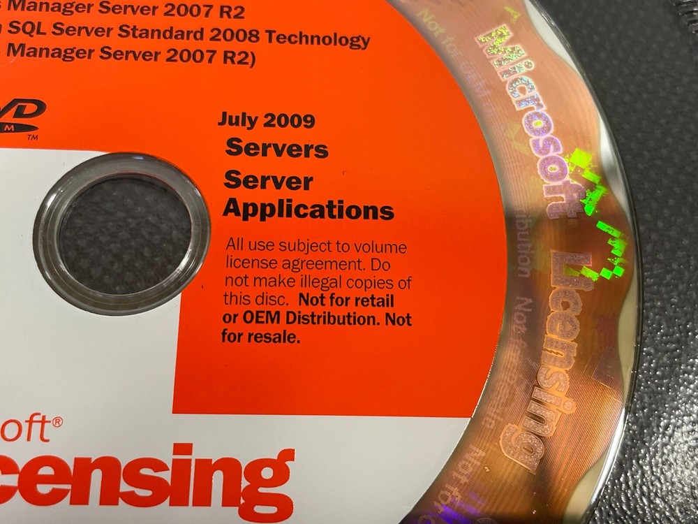 Microsoft System Center Configuration Manager November 2007 DVD Windows PC