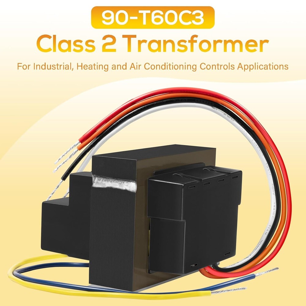 90-T60C3 Floor-Mounted Class 2 Transformer, 24VAC, 60-VA