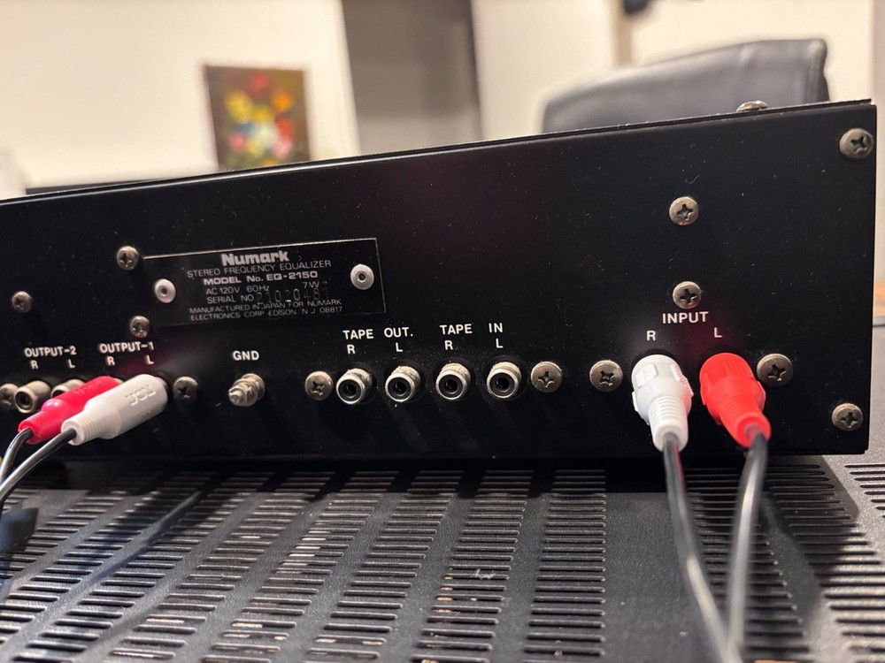 Vintage Numark EQ-2150 6-Band Stereo Frequency Equalizer