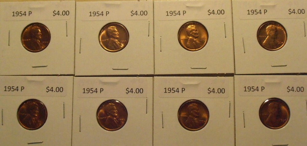 1954 P LINCOLN CENT - BU from a nice roll