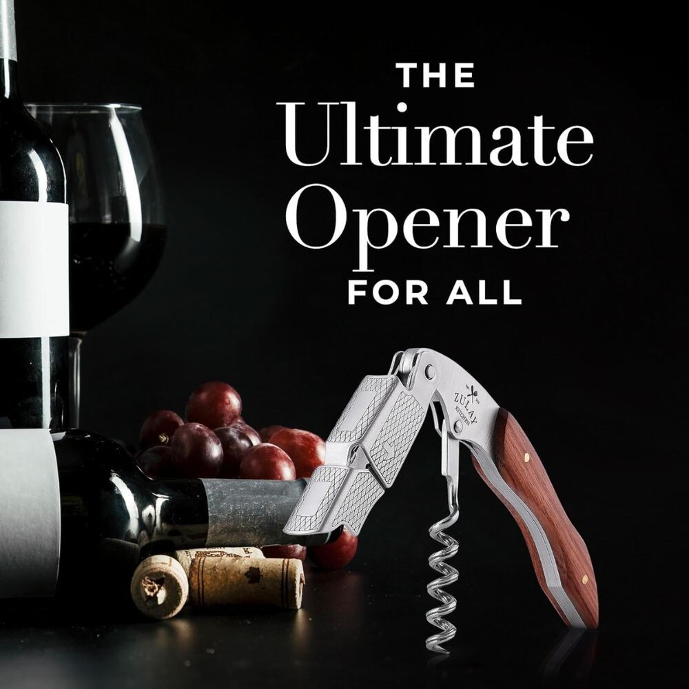 Zulay Waiter’s Corkscrew Bottle Opener