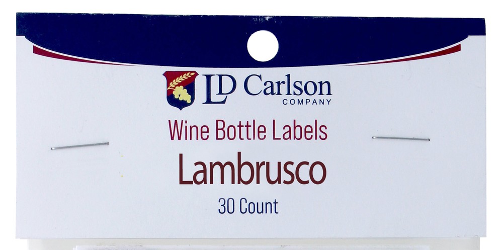 Lambrusco Wine Labels 30/Pack Varietal Collection