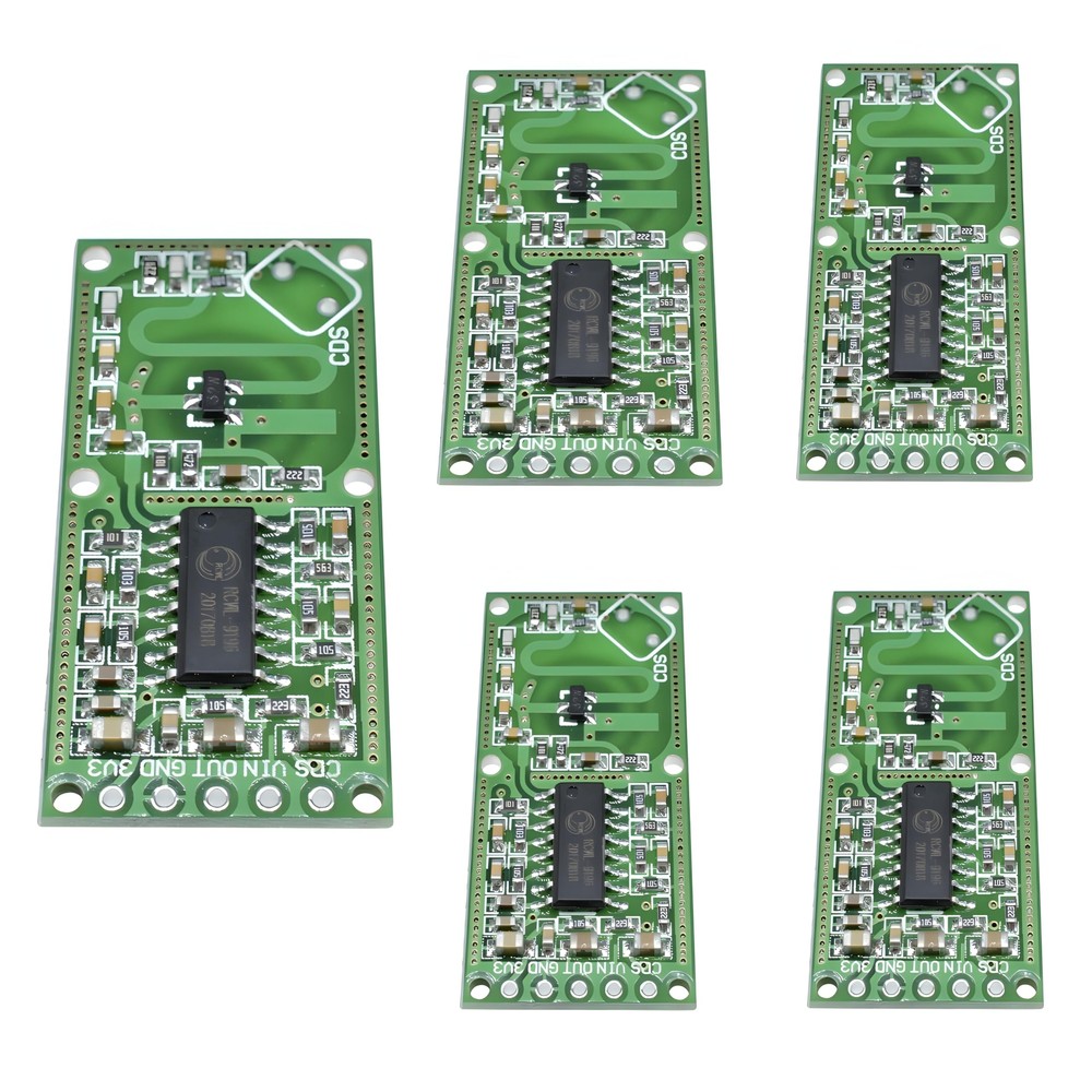 5-Pack Microwave Doppler Radar Motion Detector Sensor Module Board