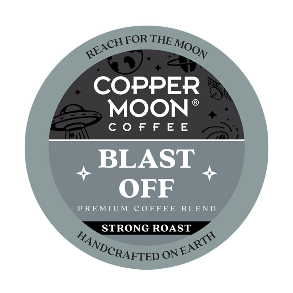COPPER MOON COFFEE K CUPS BLAST OFF BLEND, 72 COUNT