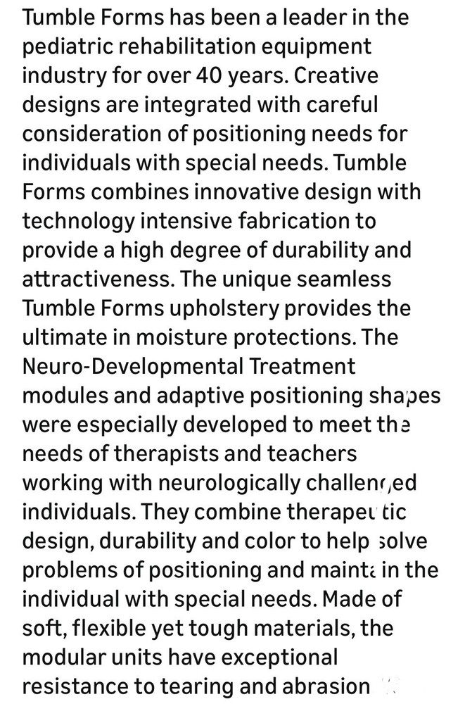 Tumble Forms 2 Roll Firm Therapy Roll 6” X 24”