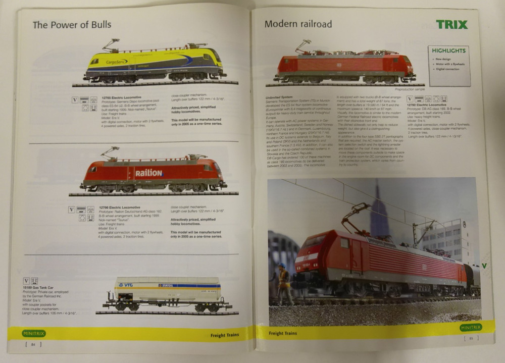 Trix Trains New Items 2005 Catalog