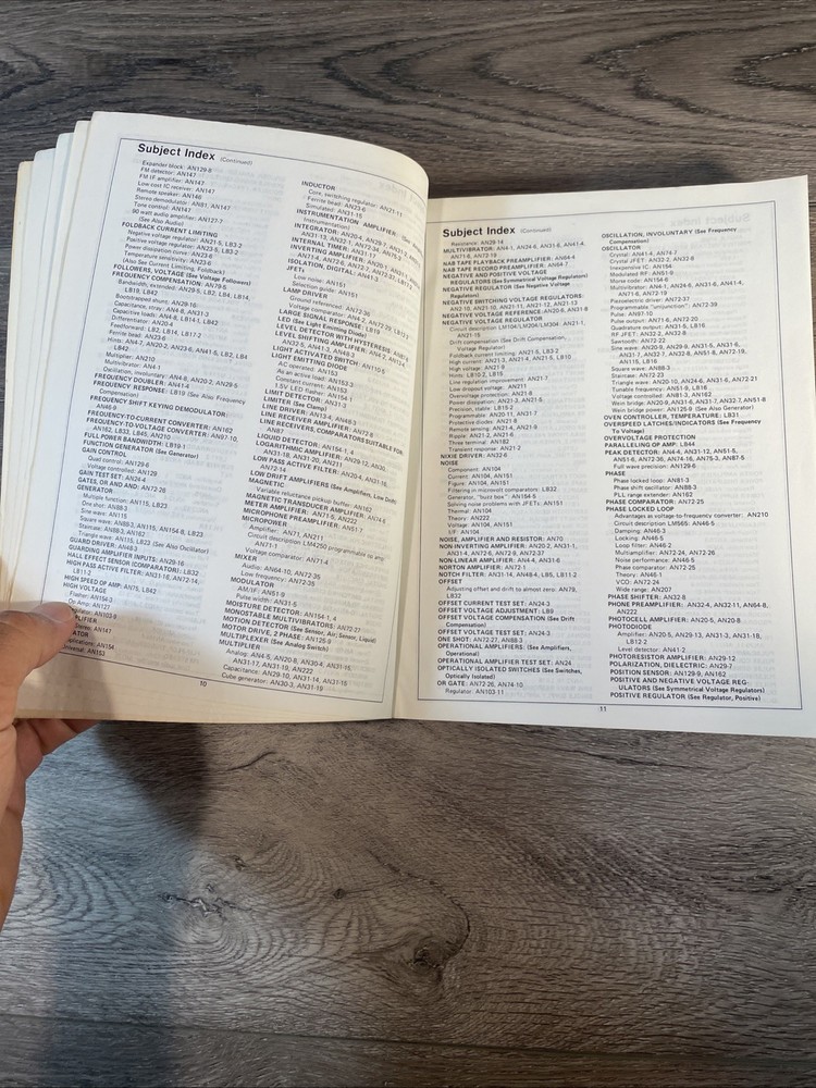 National Semiconductor Linear Applications Handbook Data Book PB 1980