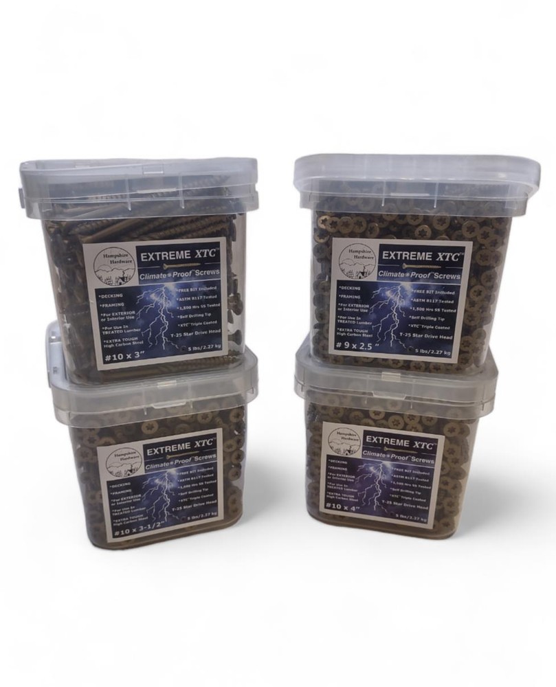 XTC™ Climate Proof™ Decking and Framing Screws #9 x 2.5"