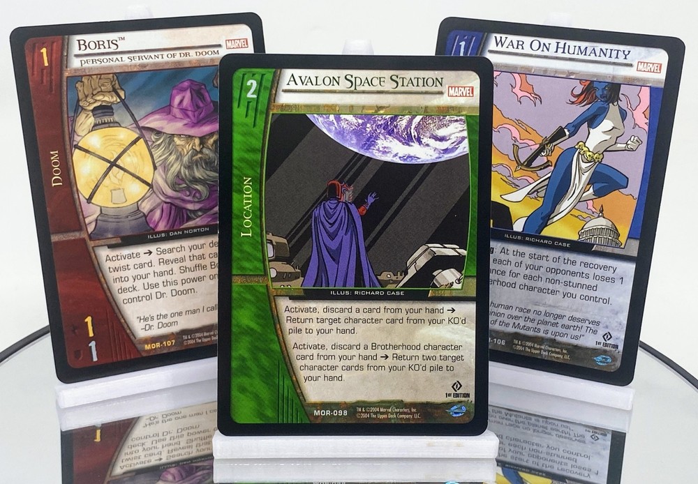 Upper Deck Vs System: Marvel Origins Near Complete Set 1st Edition (219/220)