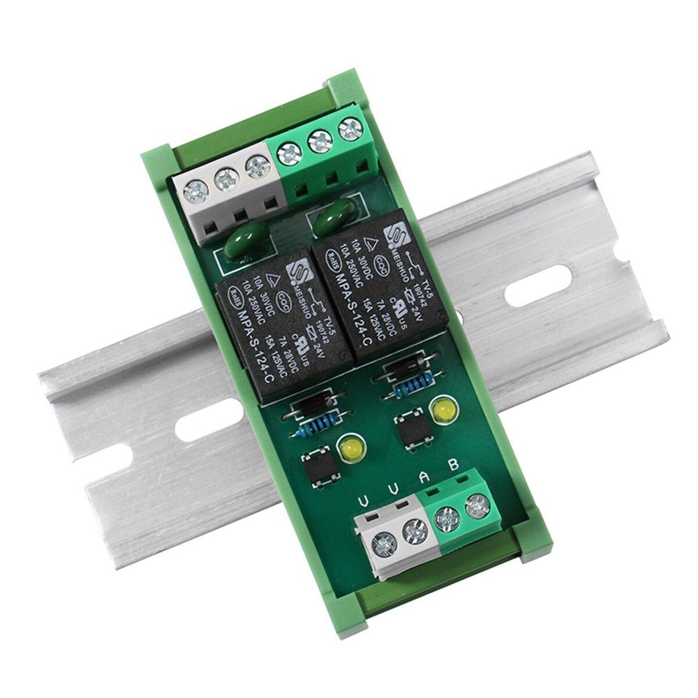 GEYA 8 Channel Interface Relay Module AC/DC 5/12/24V Panel Mount Automation PLC
