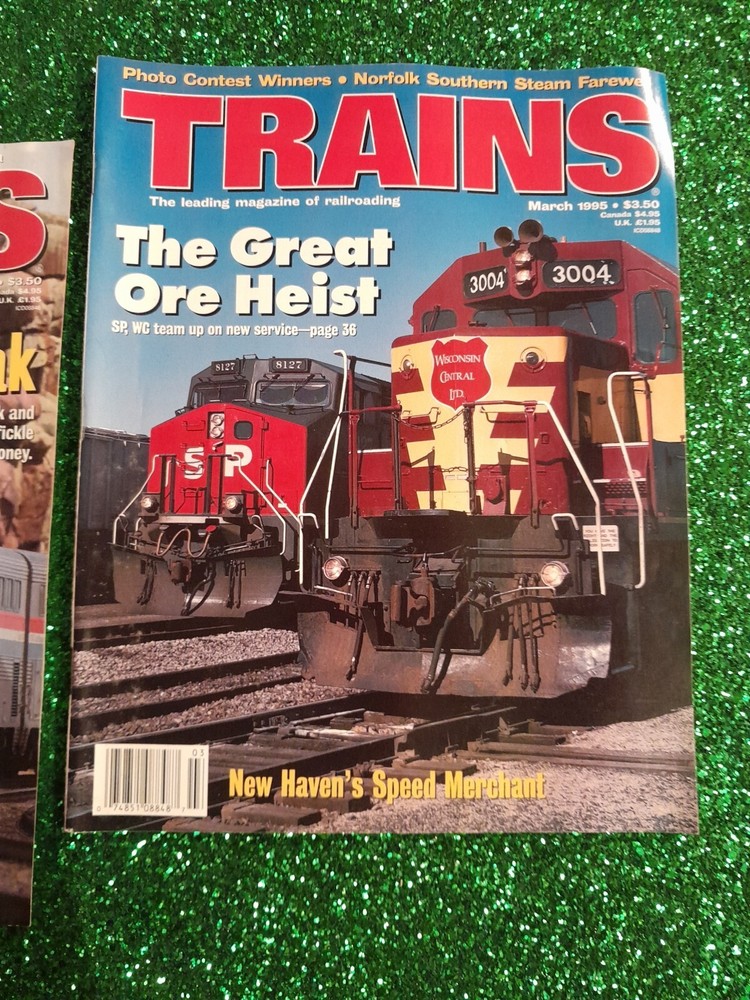 Trains Magazine Lot 7 Issues