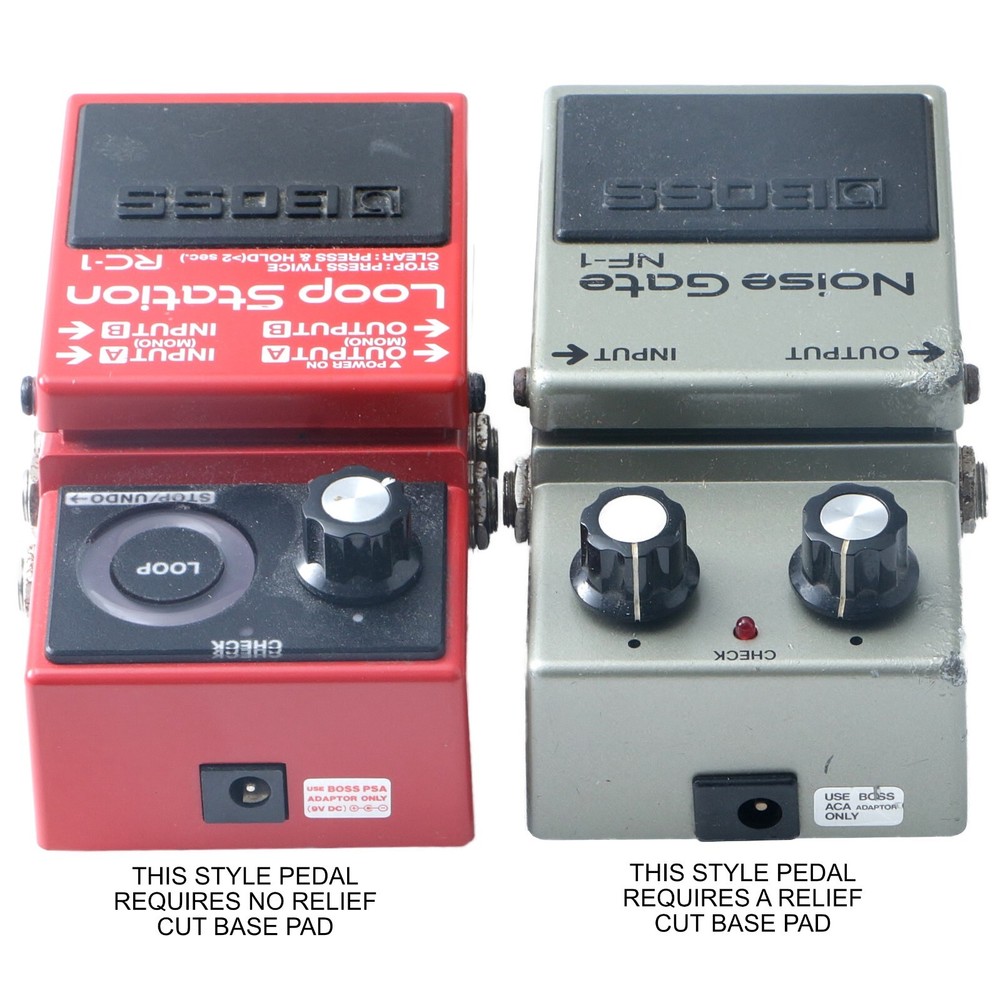 Boss Effects Pedal Bottom Plate Replacement – No Relief Cut