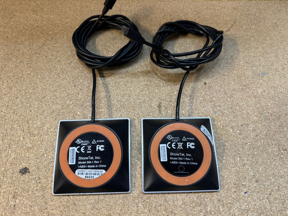 2 x ShoreTel SM-1 Satellite Microphone LOT 2