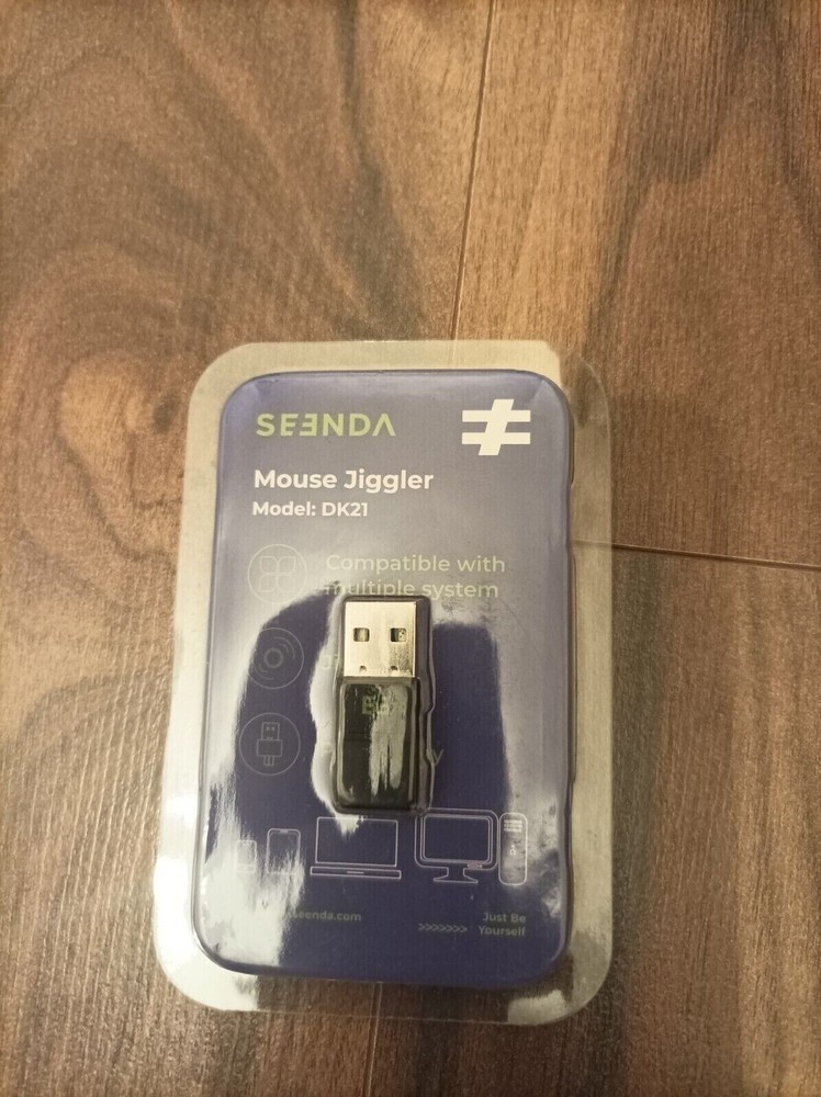 Computer 2pc Mouse Jiggler Mouse Simulator USB & Type C Discrete 2 in 1 plug