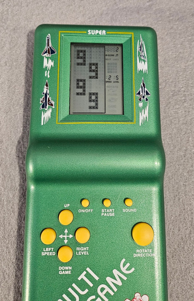 Vintage E-9999 Super Mouse Multi Game Electronic Handheld, Works