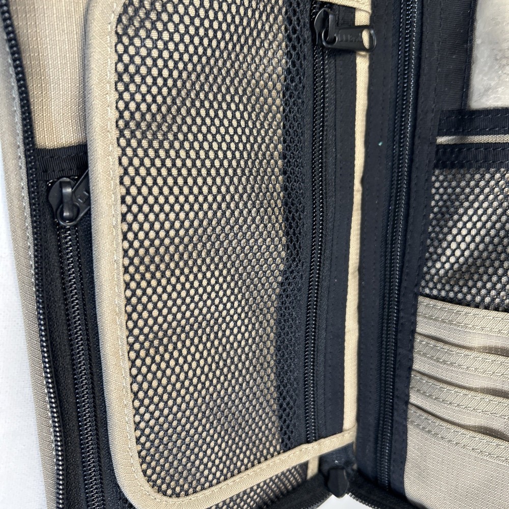 LL Bean Full Zip Personal Organizer Brown