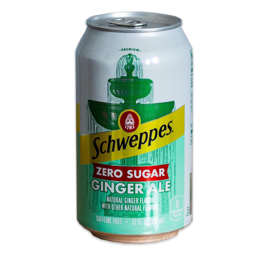 Schweppes Zero Sugar Ginger Ale - Refreshing, Crisp, Delicious - 12, 12oz Cans