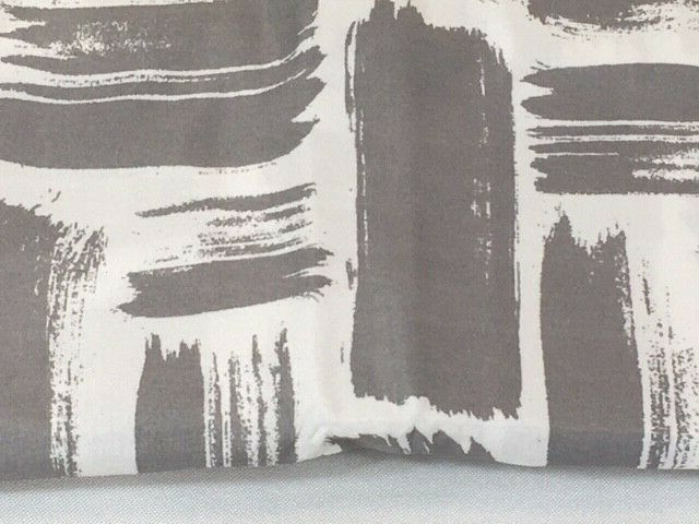 SALT Microfiber Standard Pillowcase Set - Gray Brush Strokes