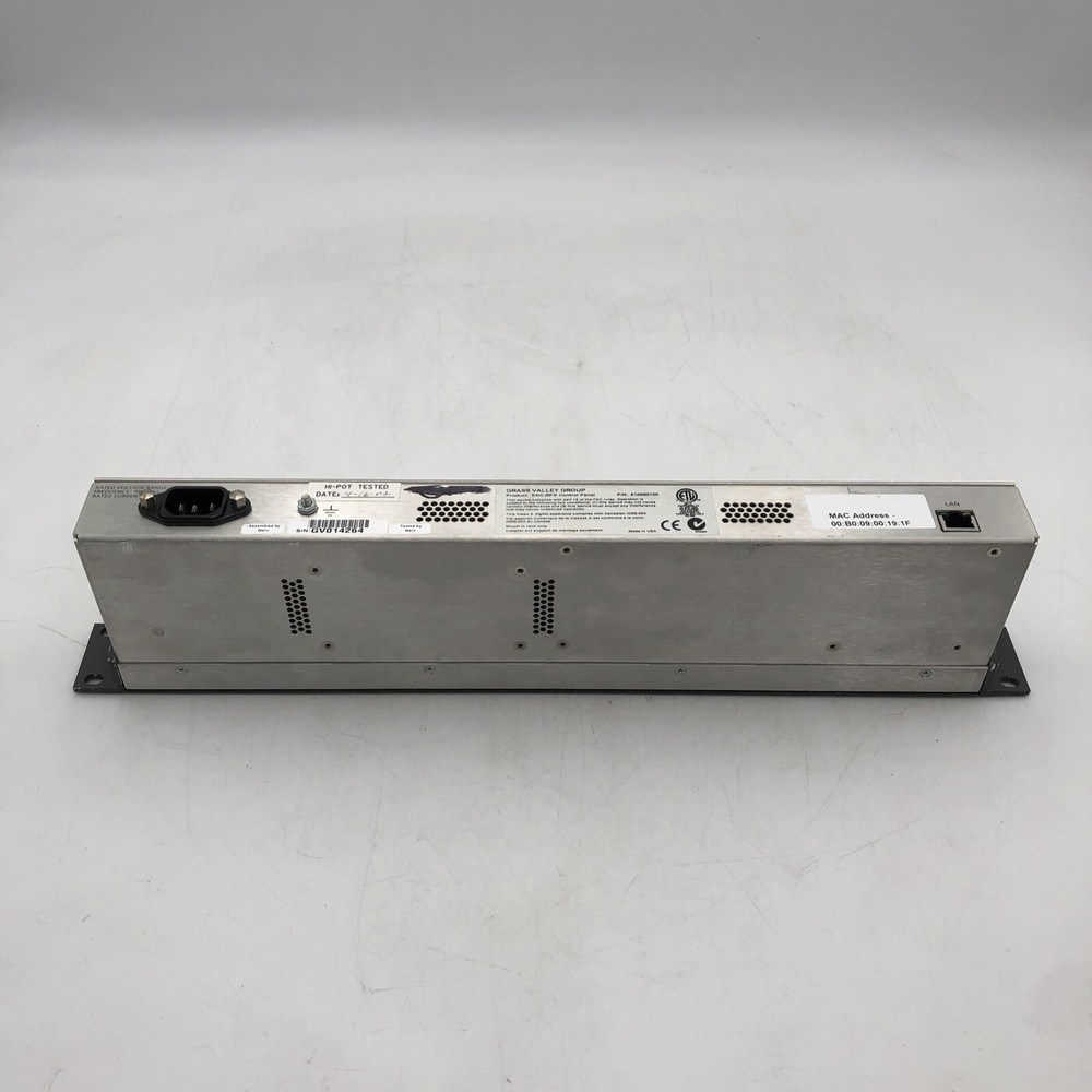 USED Grass Valley - Encore BPS Control Panel POWERS ON AS IS PARTS READ G