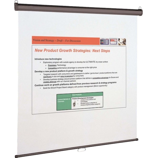 Quartet 684S Projection Screen, 84 X 84 In Viewable