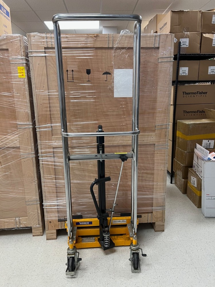 stacker dolly. Used. can lift up to 880 lbs