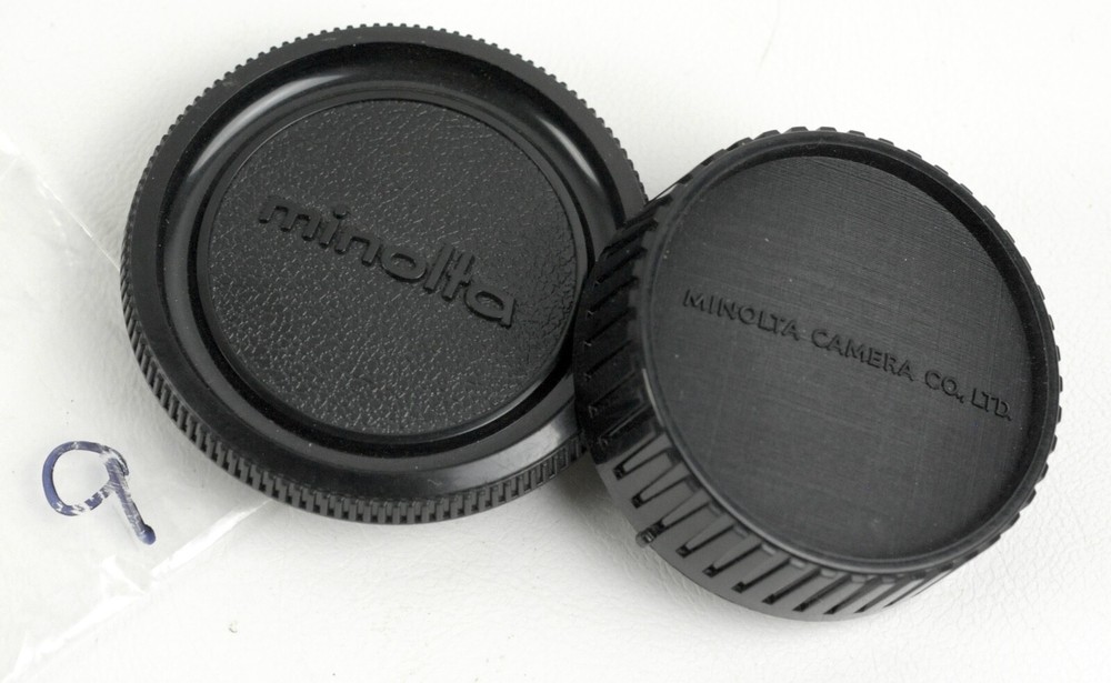 Minolta Body Cap & Lens back cap - Japan
