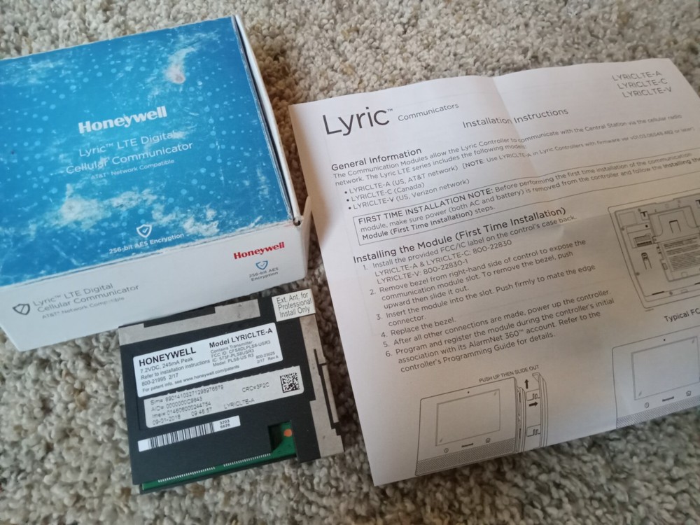 Honeywell Lyric LTE Digital Cellular Communicator