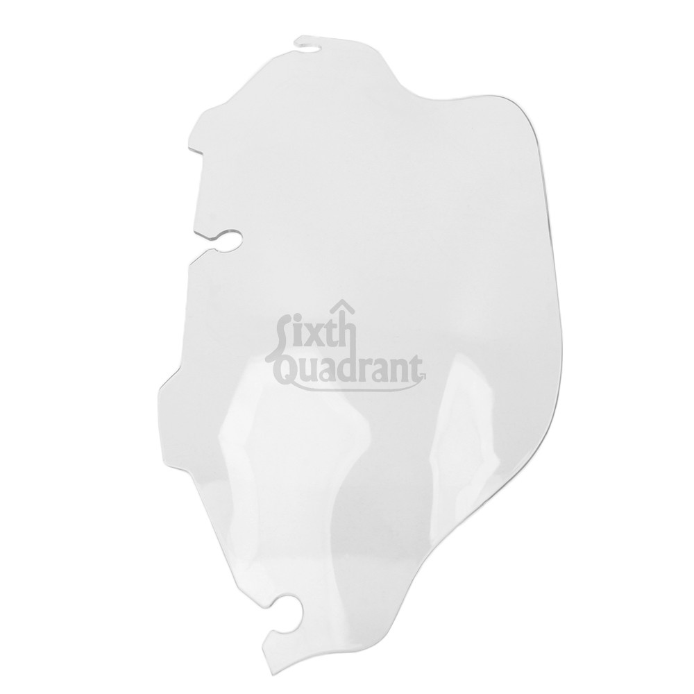 8" Clear Wave Windscreen Windshield For Harley Touring Electra Glide 1996-2013
