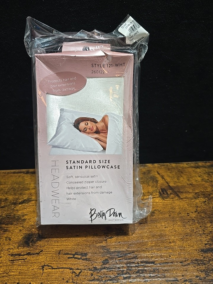 Betty Dain Satin Pillowcase Light Blue