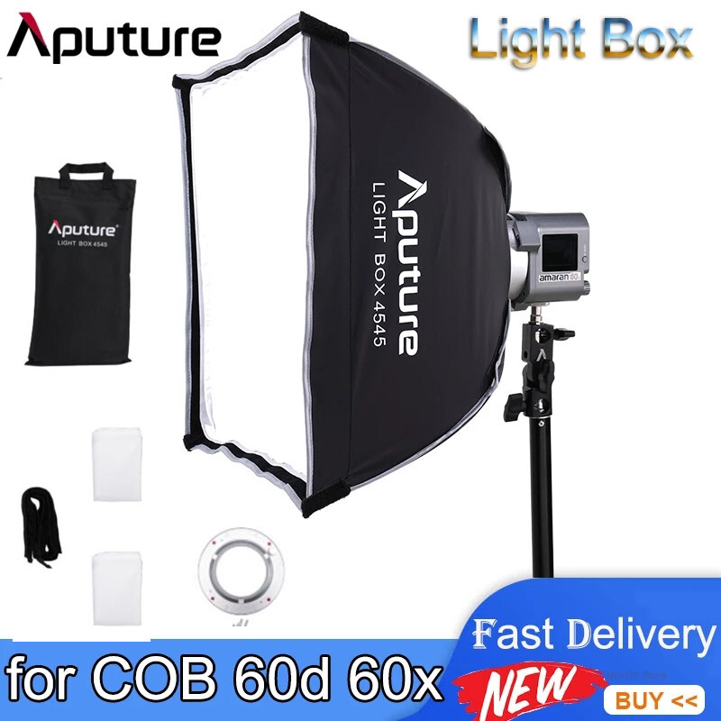 Aputure LIGHT BOX 4545 Square SoftBox diffuser fr Amaran COB 60D 60X 60 100 200