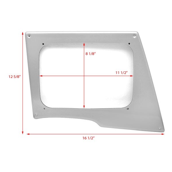 Ranger Boat Blank Chartplotter Panel 7202420B | 620/21 Grey HDS-10