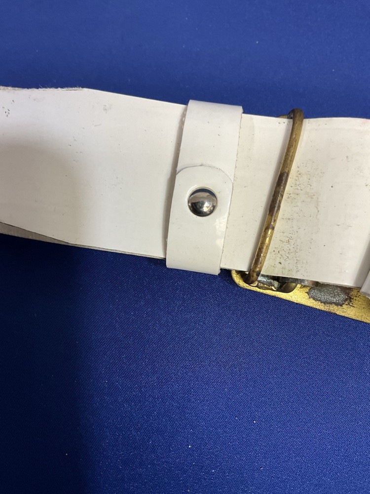 1990 Soviet Officer Military Parade Belt White