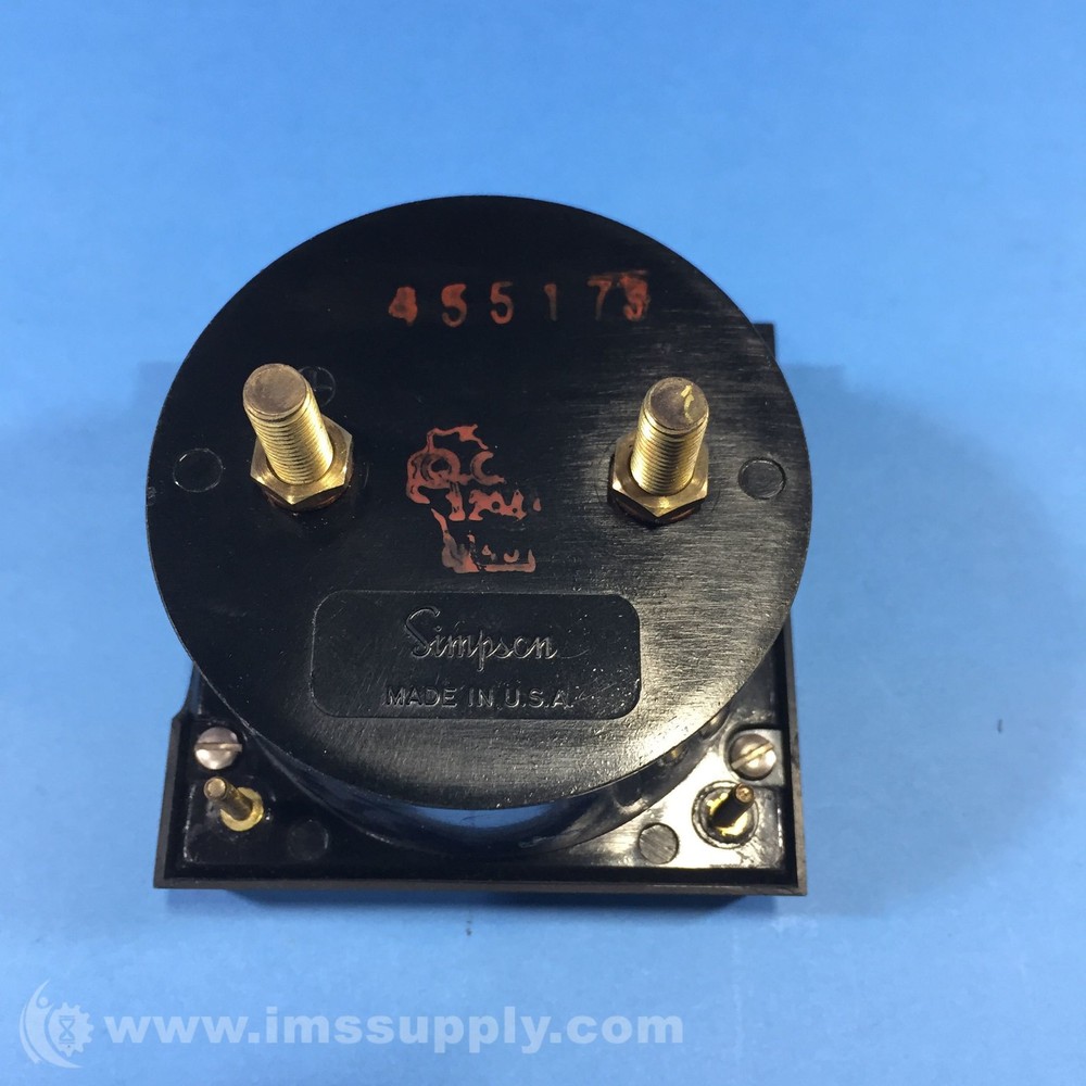 Simpson 150acv/600acv AC Volt Panel Meter USIP