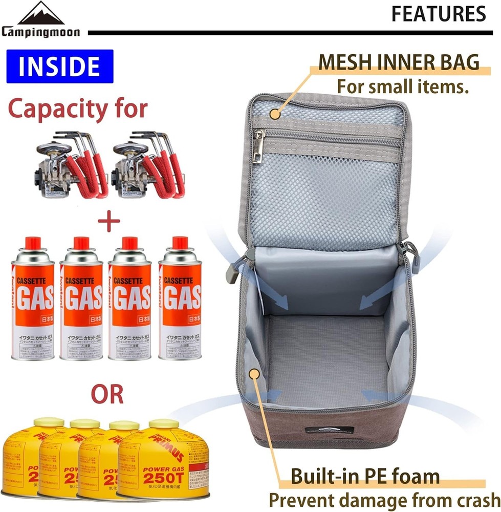 Camping Gear Lantern Storage Case