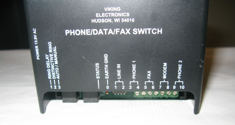 Viking, Phone, Data, Fax Switch, FAXJ-1000, Open Box
