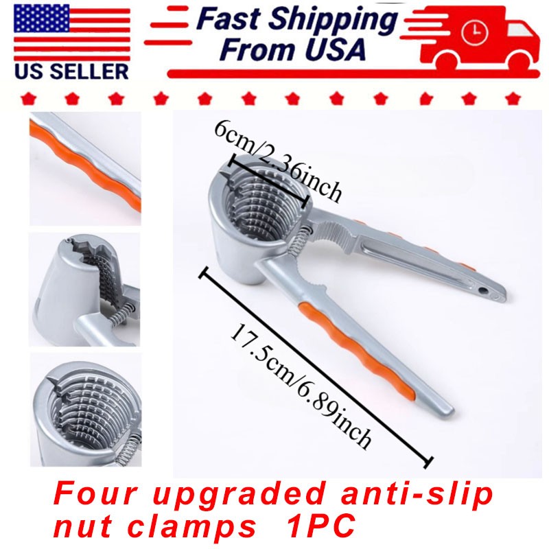 1PC non-slip strong walnut cracker plier nut sheller tool for hazelnuts walnuts