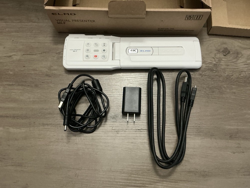 Elmo MX-P Visual Presenter Document Camera – Tested w/ Box, Power Cords