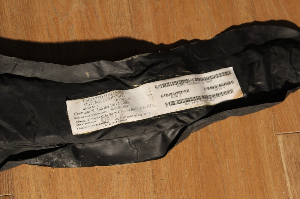 Italian Special forces body armor neck protector soft armor Not CAG devgru