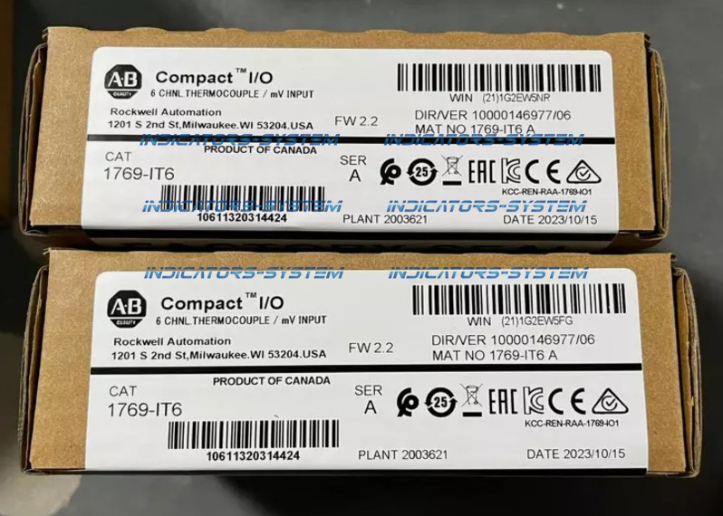 1PCS New Allen-Bradley 1769-IT6  6Pt Thermocouple Module 1769IT6 fast shipping
